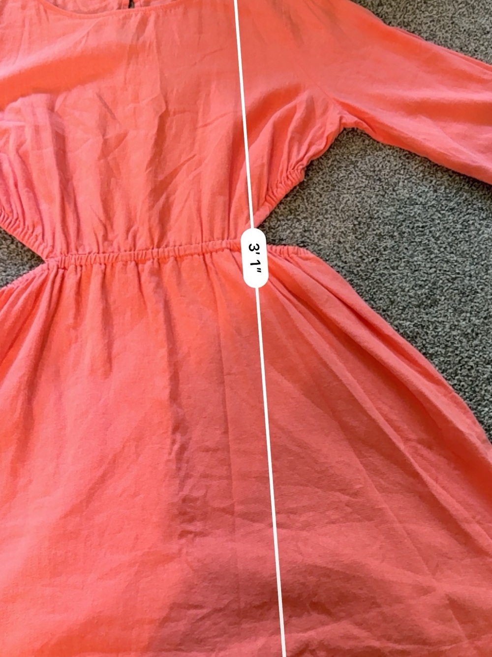 Universal Thread Coral Cutout Dress XL - Picture 7 of 10